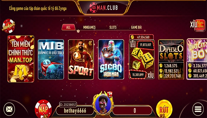 Sản phẩm cá cược chất lượng tại ManClub